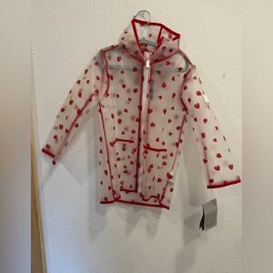Hunter Strawberry Patterned Clear Jacket